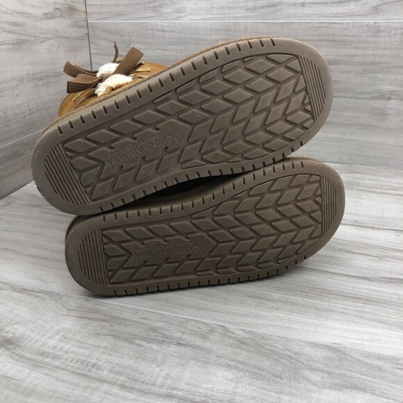 Koolaburra Boots Kids Girls 2 Brown Suede Pull On Lined Winter - Picture 10 of 11